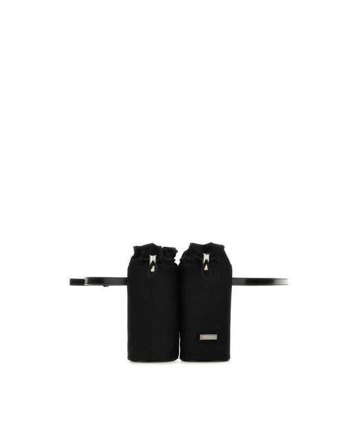 Ferragamo Black Econyla Belt Bag for men
