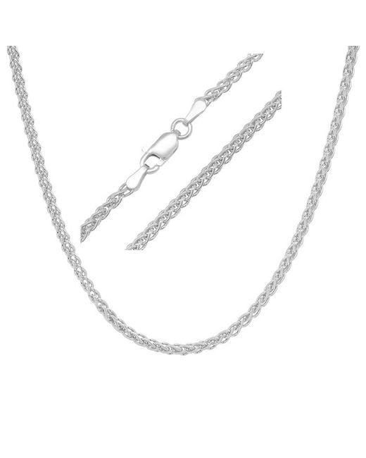 Kylie Harper Metallic Italian Sterling Foxtail Wheat Chain