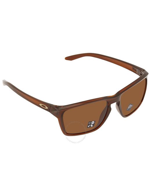Oakley Brown Prizm Bronze Rectangular Sunglasses Oo9448 944802 57 for men