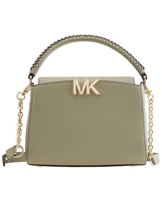 Michael Kors Natural Karlie Small Leather Crossbody Bag