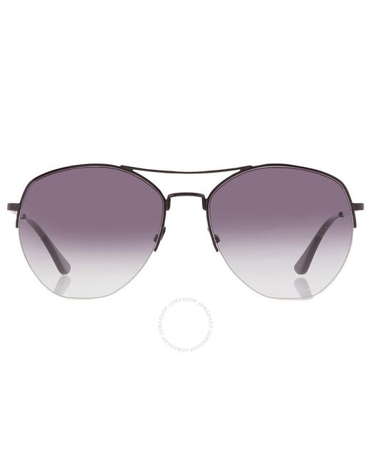 Calvin Klein Purple Grey Pilot Sunglasses Ck20121s 001 57