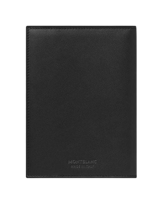 Montblanc Black Meisterstuck Selection Soft Passport Holder
