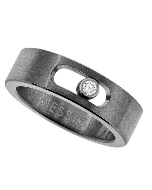 Messika Gray Move Titanium 0.05 Ct Diamond Ring for men