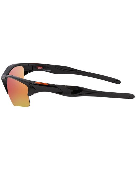 Oakley Brown Half Jacket 2.0 Xl Fire Iridium Polarized Sport Sunglasses 0oo9154 915416 62 for men