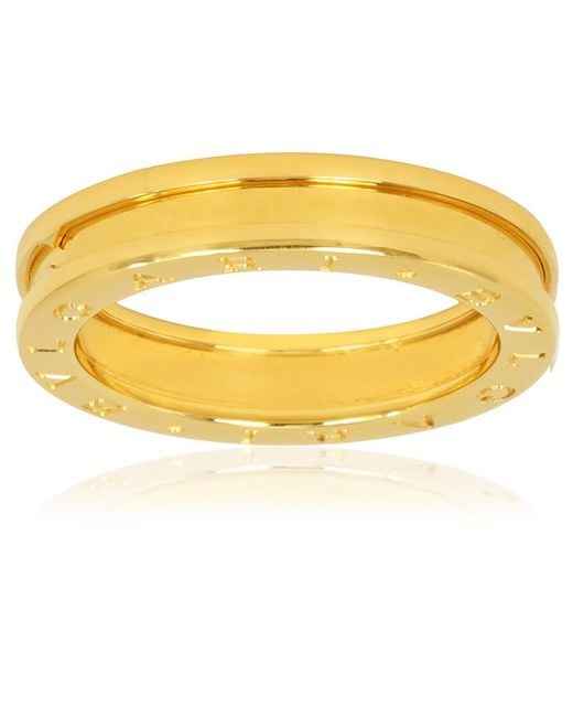 BVLGARI Yellow B.Zero1 18K 1-Band Ring, Brand (Us Size 6.5)