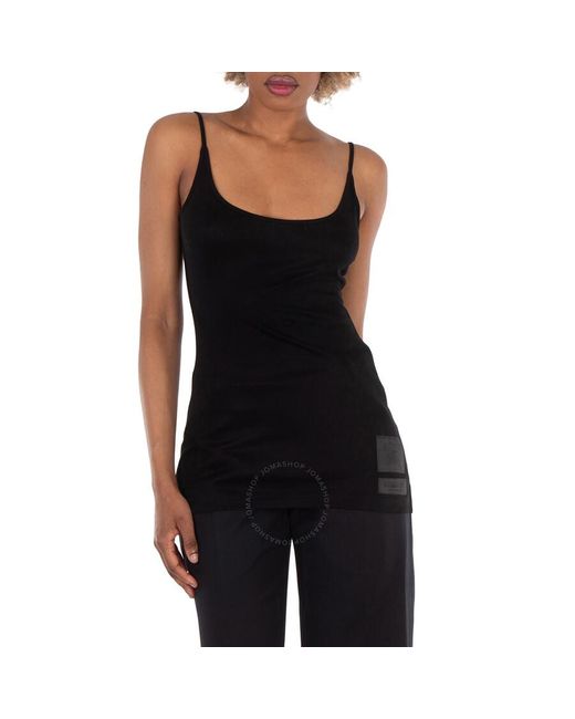Burberry Black Equestrian Knight Logo Plain Woven Vest
