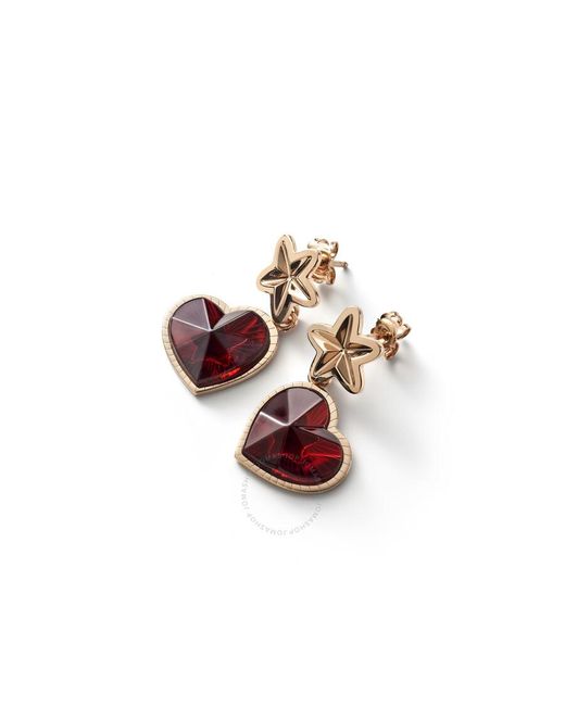 Baccarat Red 18k Gold Plated On Sterling Silver