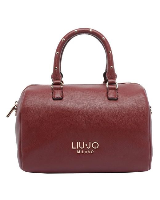 Liu Jo Red Logo Satchel