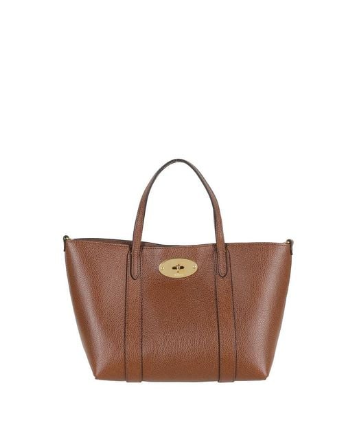 Mulberry Brown Mini Bayswater Tote Two Tone Scg