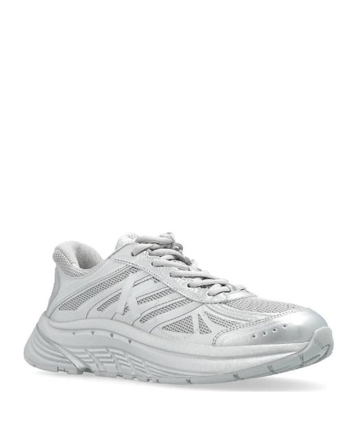 KENZO White Pace Low-Top Mesh Sneakers, Brand Size 35 Us