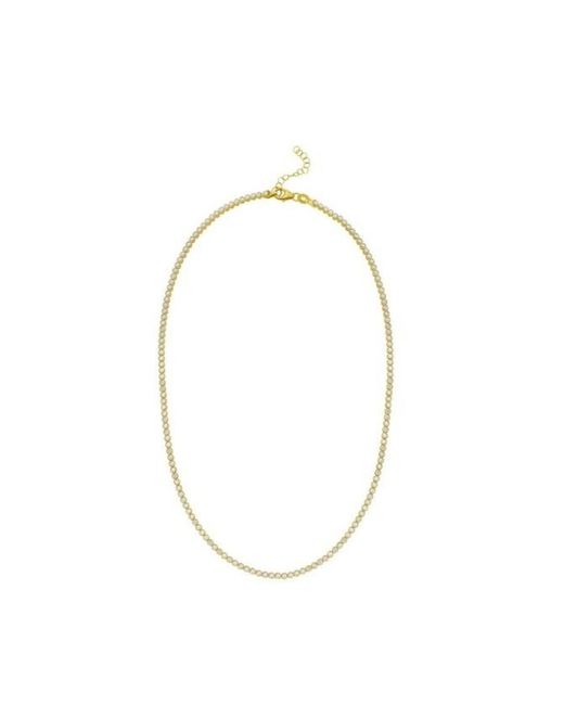 Tresorra Metallic 14K & Diamon'Oro Tennis Necklace