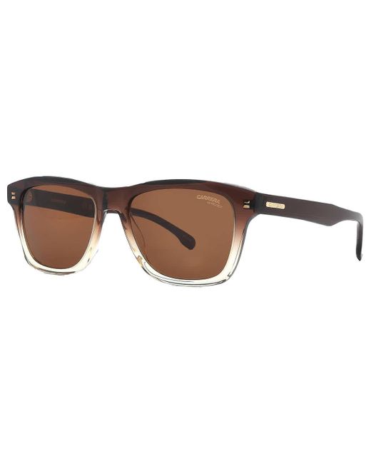 Carrera Brown Square Sunglasses 266/s 00my/70 53 for men