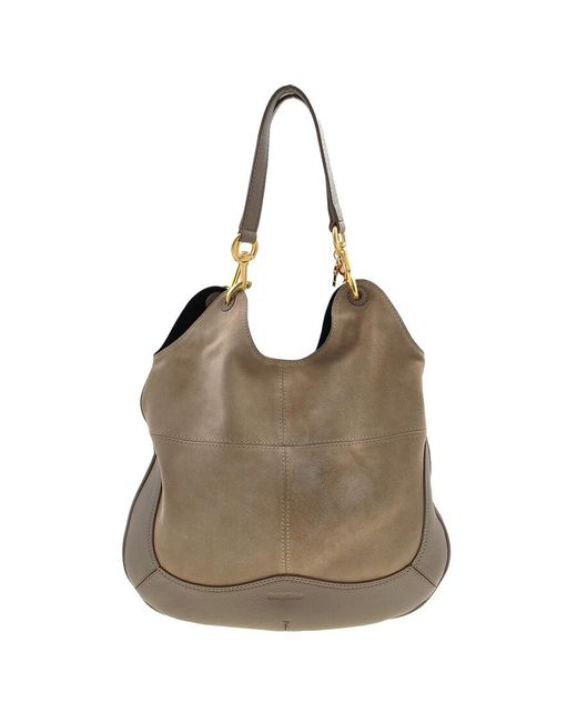 See By Chloé Brown Suede And Leather Hobo Bag