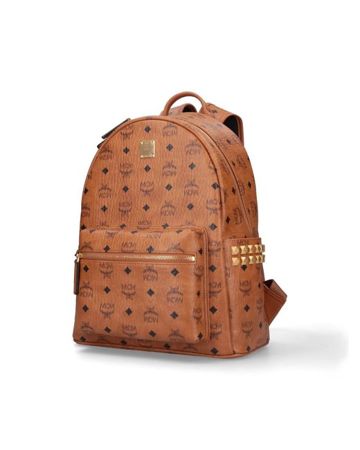 MCM Brown Stark Backpack for men