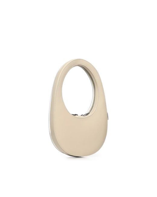 Coperni White Swipe Mini Leather Bag