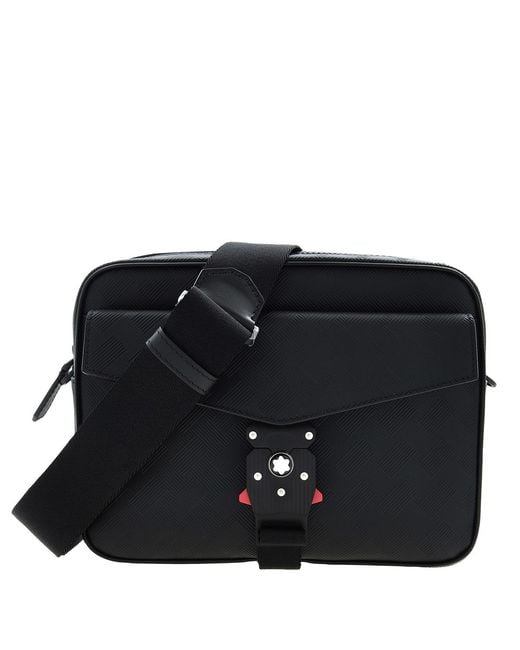 Montblanc Black Extreme 3.0 Messenger Bag With M Lock 4810 Buckle