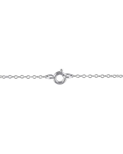 Amour Blue 3 3/4 Ct Tgw Square Created Sapphire Wave Pendant With Chain And Stud Earrings 2-Piece Set