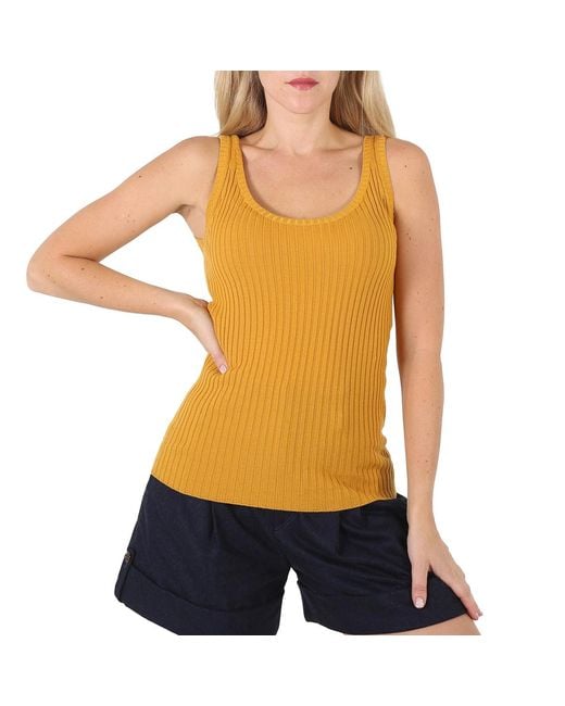 Chloé Orange Ladies Sunlight Fitted Tank Top