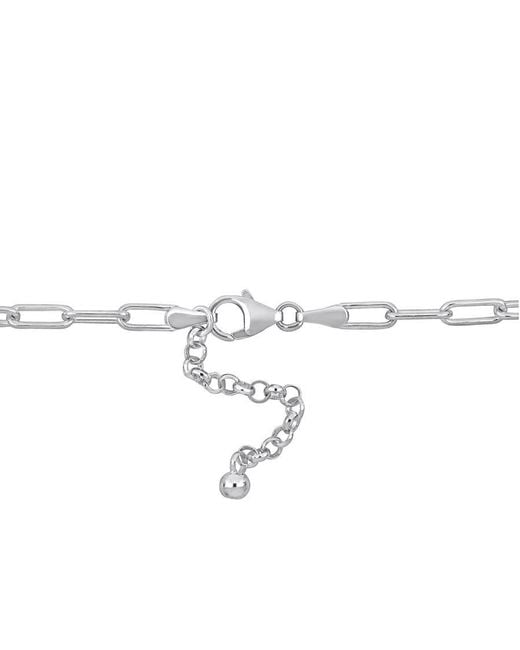 Amour Metallic 8-9Mm Cultured Freshwater Pearl Station Necklace for men
