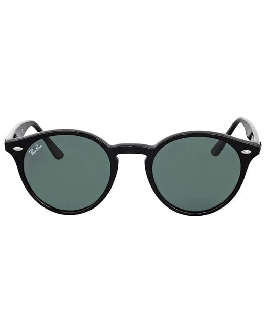 Ray-Ban Brown Green Classic Round Sunglasses Rb2180 601/71