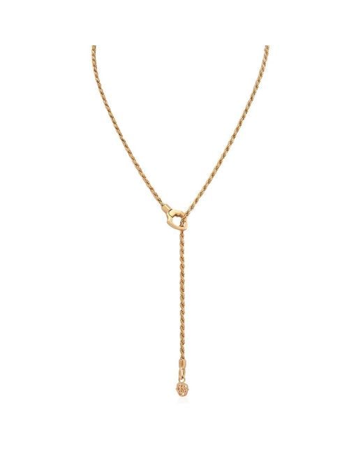 Burberry Metallic Hollow Cuban Chain Necklace