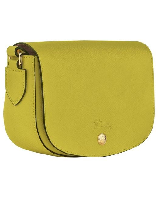 Longchamp Green Pure S Crossbody Leather Bag