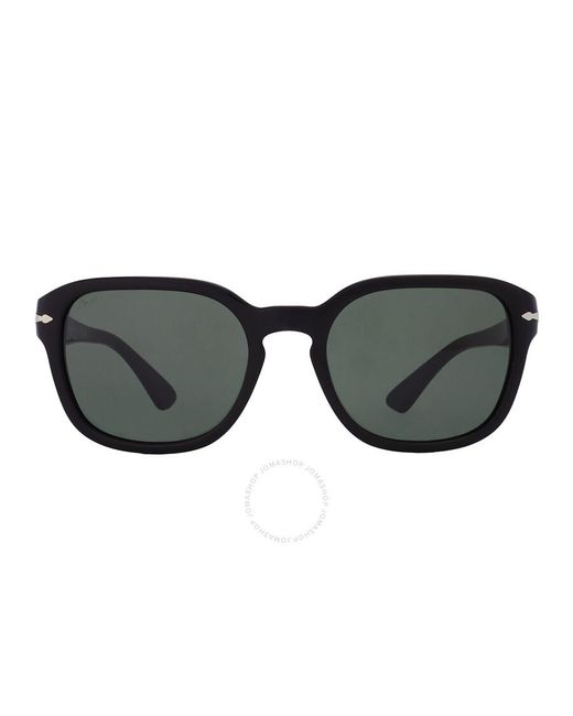 Persol Black Square Sunglasses Po3305s 95/31 54