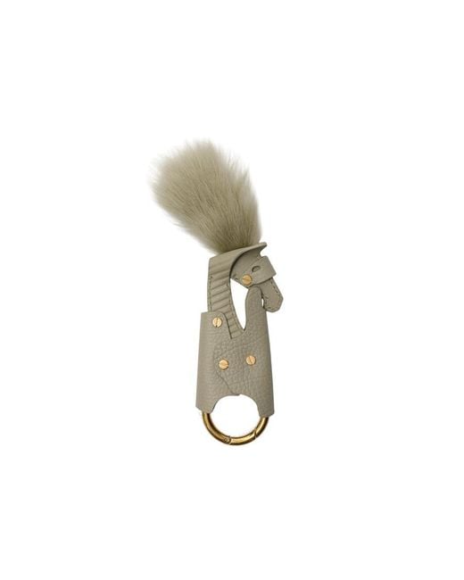 Burberry Metallic Knight Clip Charm