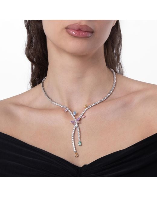 Swarovski Metallic Ariana Grande X Ladies Y-Necklace Necklace