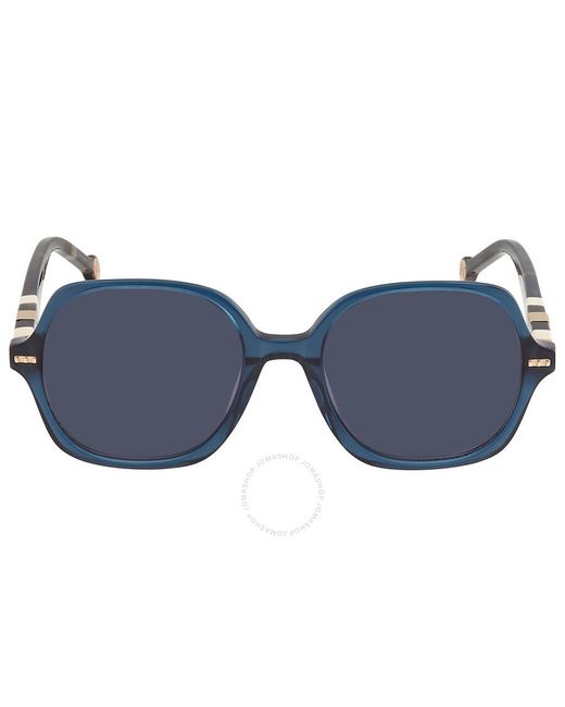 Carolina Herrera Blue Butterfly Sunglasses