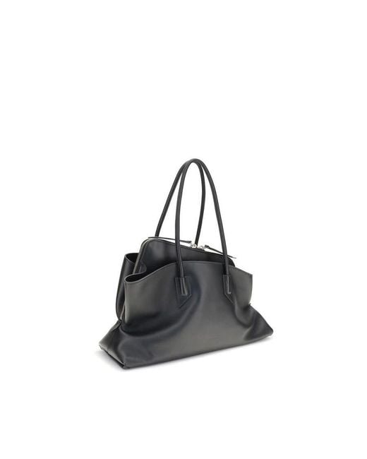 The Attico Black La Passeggiata Shoulder Bag