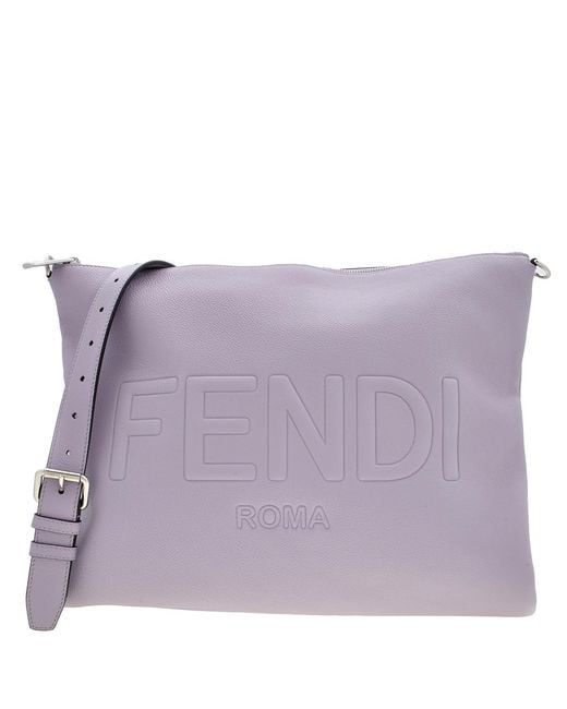 Fendi Purple After Handbag With Roma for men