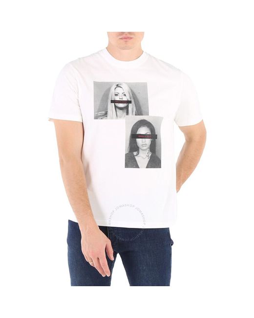 Mostly Heard Rarely Seen White Mug Shot T-shirt for men