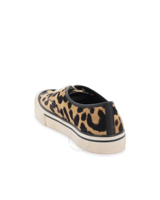 Bally Black Lyder Leopart Print Low-Top Sneakers, Brand Size 40 Us for men