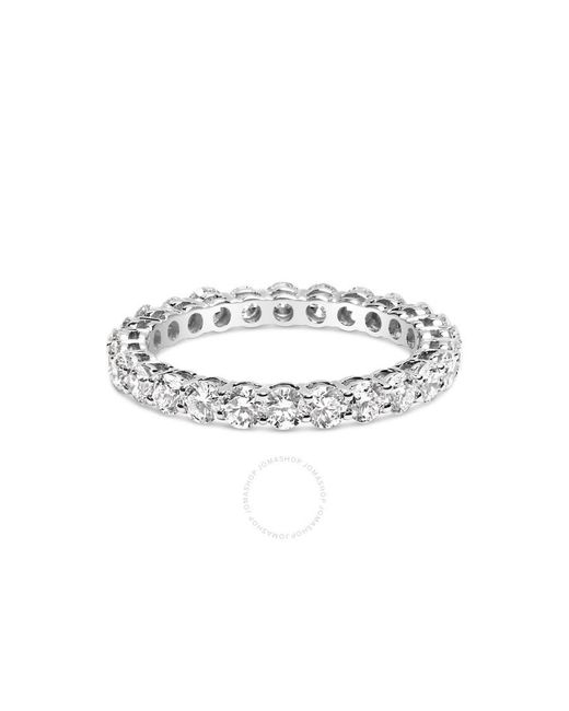 Haus of Brilliance White 14K 2.00 Cttw Lab-Grown Diamond Eternity Band Ring
