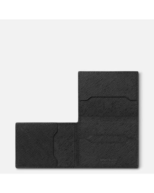 Montblanc Black Sartorial Trio 4Cc Leather Card Holder for men