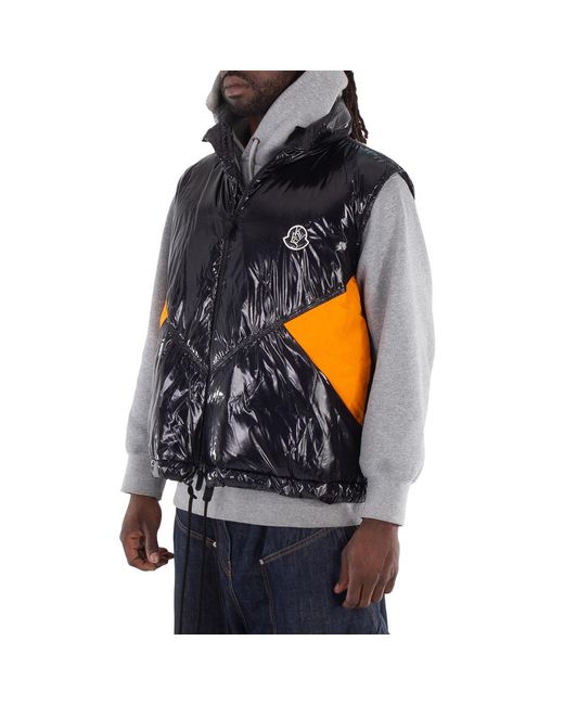 Moncler Black Chelsea Quilted Padded Puffer Vest, Brand Size 1 (Small) for men