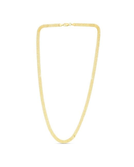 Kylie Harper Metallic Ladies 14K 4.7Mm Bismark Chain Necklace