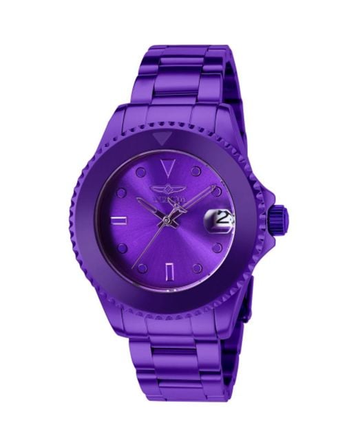 Invicta Purple Pro Diver Automatic Dial Watch