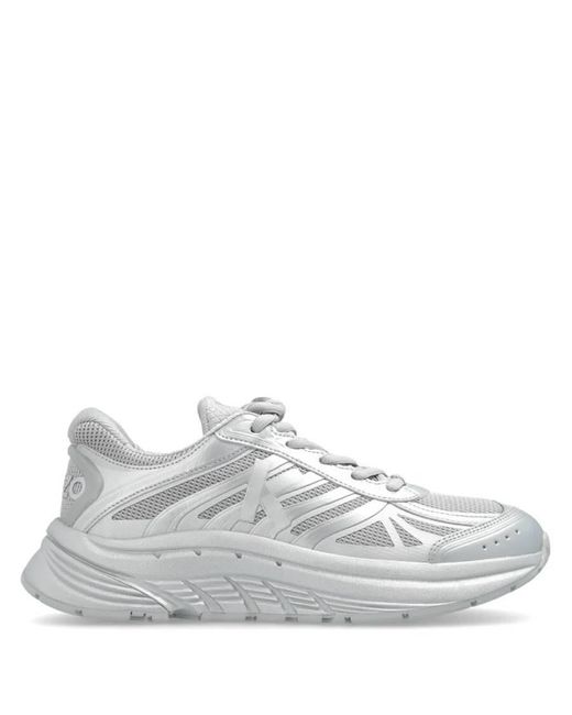 KENZO White Pace Low-Top Mesh Sneakers, Brand Size 35 Us