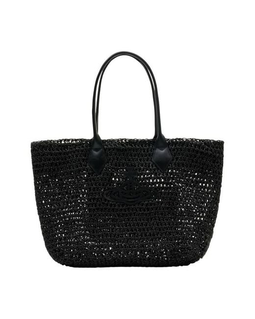 Vivienne Westwood Black Alana Tote Bag