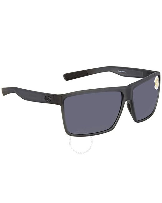 Costa Del Mar Blue Rincon Grey Polarized Polycarbonate Sunglasses Rin 156 Ogp 63 for men