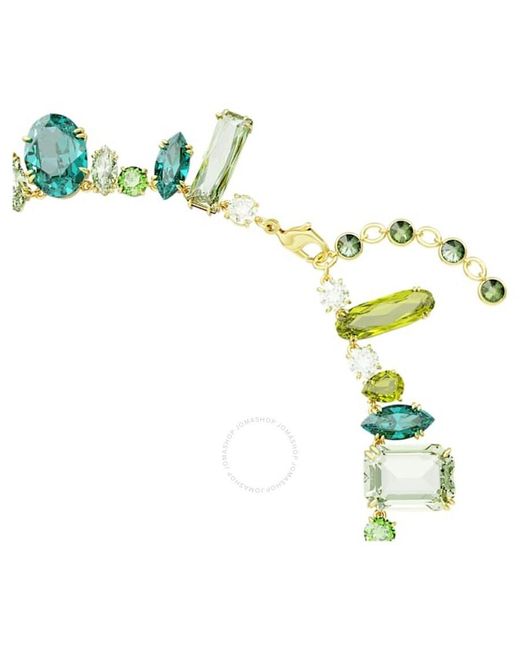 Swarovski Green Gema Mixed Cuts Necklace