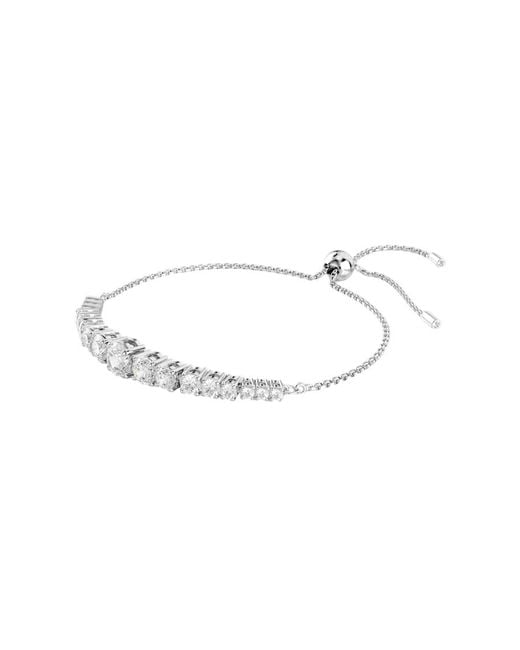 Swarovski Metallic Rhodium Plated Matrix Bracelet