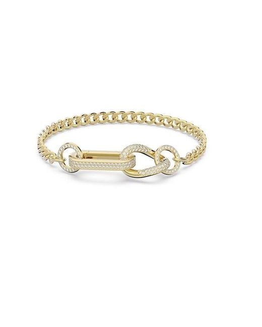 Swarovski Metallic Dextera Soft Bracelet Shiny Crystal