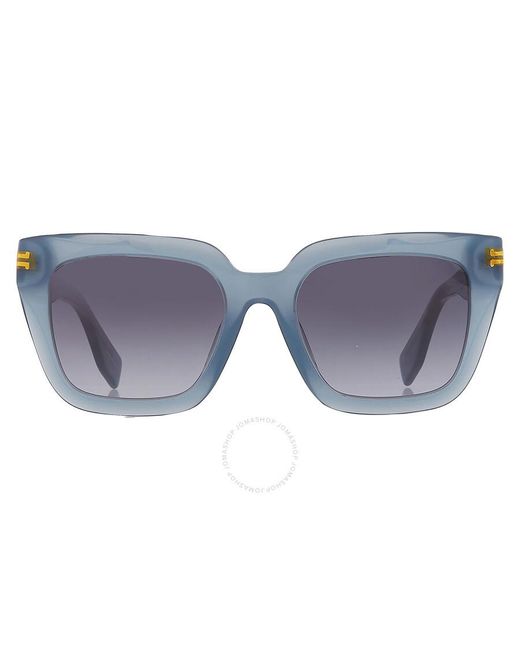 Marc Jacobs Gray Dark Grey Shaded Cat Eye Sunglasses Mj 1083/s 0pjp/9o 52