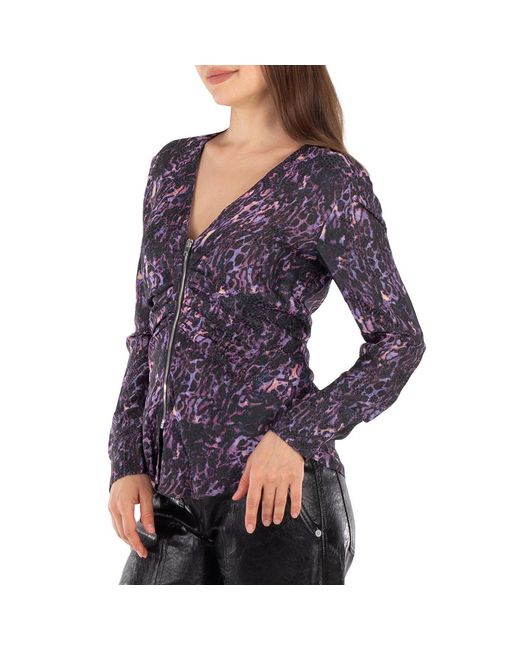 Isabel Marant Purple Marjorie Blouse