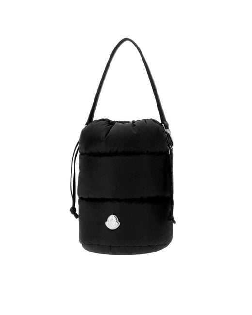 Moncler Black Nylon Caradoc Bucket Bag 999 Borse A Secchiello