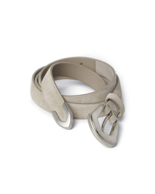 Brunello Cucinelli Multicolor Light Suede Belt