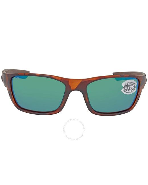Costa Del Mar Blue Cta Del Mar Whitetip Green Mirror Polarized Glass Sunglasses for men